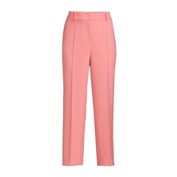 AKRIS PUNTO Pleated Pebble Crepe Ankle Pants size 2 - Picture 1 of 13